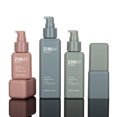 In het groot 50ml 100ml 150ml berijpte Vierkante van de het Haaropperhuid van de Rechthoeklotion van de de Olieroom de Nevelflessen