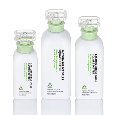 De navulbare van het de Uitbreidings Plastic Lichaam van het Douane300ml 500ml 700ml Groene Haar van de de Waslotion Fles van het de Douchegel