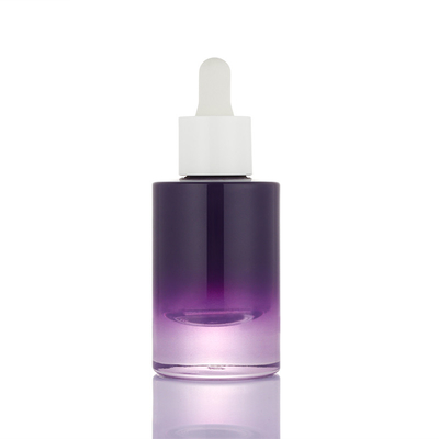 De nieuwe van het de pomp30ml lege serum van ontwerp kleine ombre purpere witte fles van het de containerdruppelbuisje