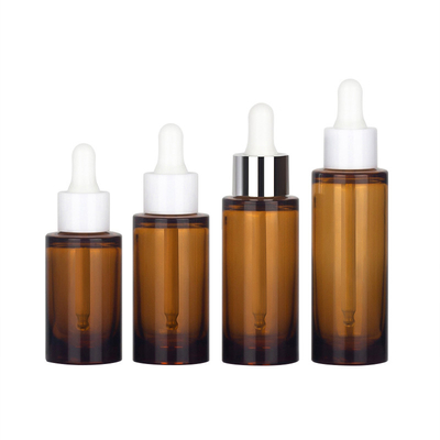 OEM ODM 50ml Cosmetische Druppelfles Amber Etherische Olie Fles Verpakking