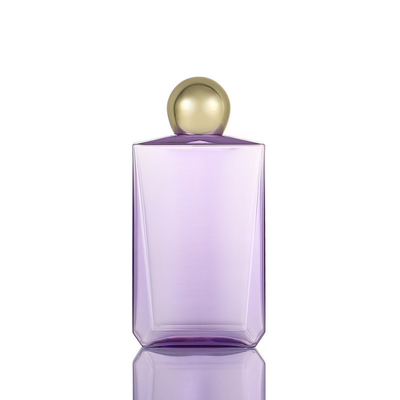 300 ml 500 ml kleurrijke schroefdop parfumfles met gouden dop