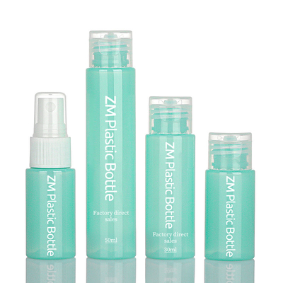 Van de de Nevelfles van de voedselrang Kosmetisch Groen de Kleuren50ml Plastiek met Flip Cap