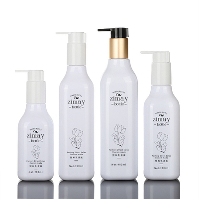 van de de Luxe Biologisch afbreekbare Unieke Vierkante Kosmetische Lotion van 200ml 300ml 350ml 400ml Gouden de Pompfles Zonder lucht