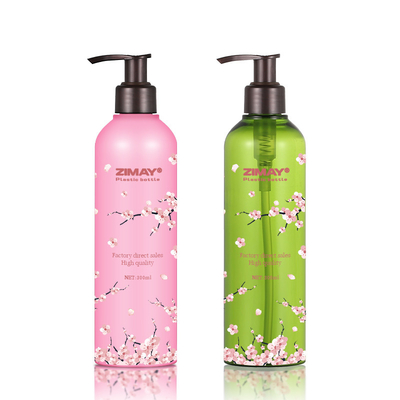 ronde Kosmetische Lotionfles, 54mm de Groene lege flessen 300ML van de lichaamslotion