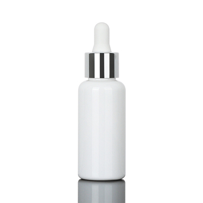 Zilveren Kosmetische Druppelbuisjefles 50ml voor Etherische olie 34mm Diameter
