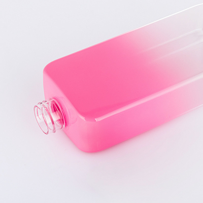 500ml lege Duidelijke Kosmetische Lotionfles met de Roze Zwarte Zonder lucht van de Pompgradiënt