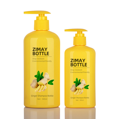 300 ml 500 van de de baby gele douane van ml noordse van de het reinigingsmiddelenessentie van het de aanrakingslichaam zachte flessen van de de bellenzeep schuimende
