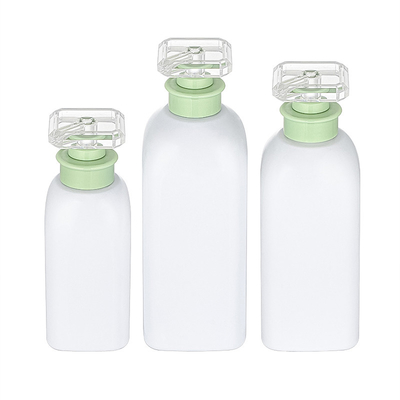 Lege luxe vierkante spray lotion fles witte hervulbare plastic fles