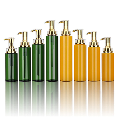 500ml plastic Lege van de Lotiongoldpump van de Lichaamswas Duidelijke de Shampoofles Verpakking
