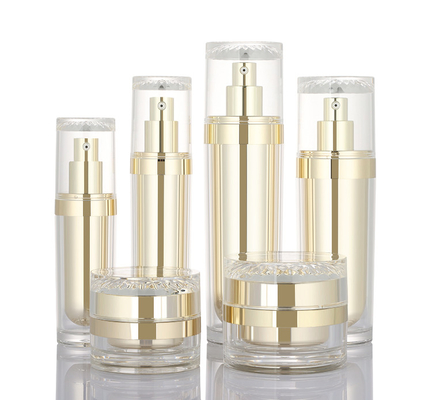 van de de schoonheidsmake-up van 30ml 50ml 100ml 120ml plaatsen de plastic acryl van de de lotionfles 50g kosmetische containers van de de luxeroom skincare