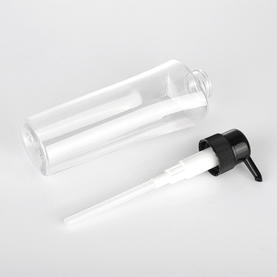 Transparante Cilinder om de Kosmetische Zwarte Pomp van de Lotionfles 400ML 600ML