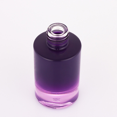 De nieuwe van het de pomp30ml lege serum van ontwerp kleine ombre purpere witte fles van het de containerdruppelbuisje