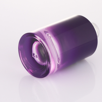 De nieuwe van het de pomp30ml lege serum van ontwerp kleine ombre purpere witte fles van het de containerdruppelbuisje