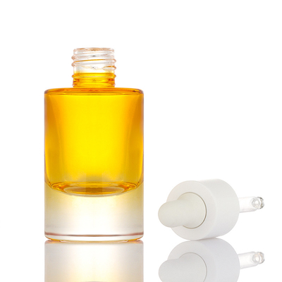 Hoogwaardige 30 ml mooie etherische olie vierkante plastic druppelflessen voor cosmetica