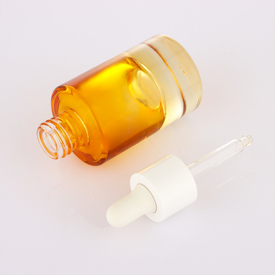 Hoogwaardige 30 ml mooie etherische olie vierkante plastic druppelflessen voor cosmetica
