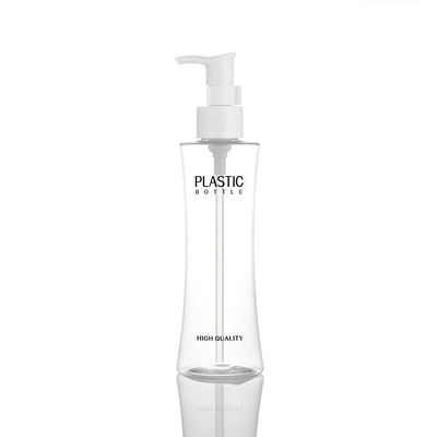 Transparante op maat gemaakte lege cosmetica-kunststoffen gezichtscrème bodylotion 200ml pompfles