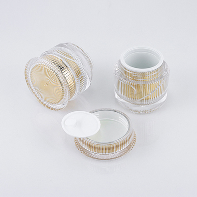 50g Cosmetische Verpakking Sets Goud Lege Acryl Pomp Fles Cosmetische Jar Pak