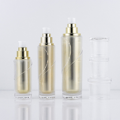 50g Cosmetische Verpakking Sets Goud Lege Acryl Pomp Fles Cosmetische Jar Pak
