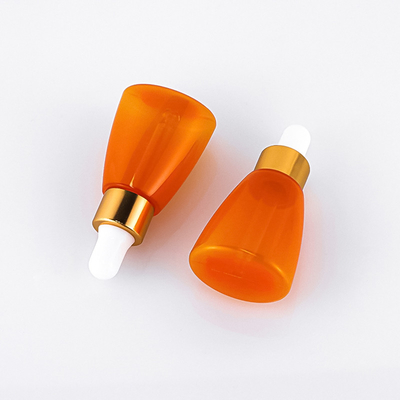 Oranje etherische olie plastic serum druppelflesje 10ml zeefdruk