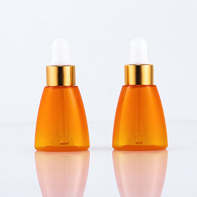 Oranje etherische olie plastic serum druppelflesje 10ml zeefdruk