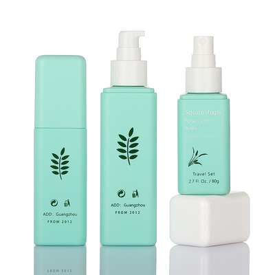 Elegante groene cosmetische verpakkingssets 50g 80g 100ml 160ml Eenvoudige stijl