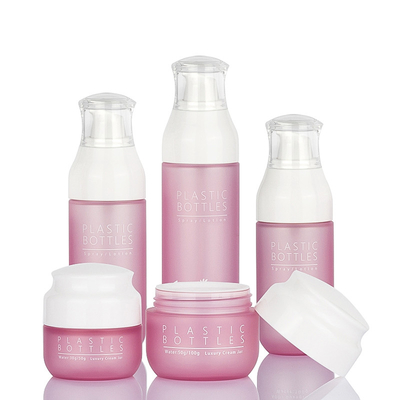 Luxe Roze Huidverzorging Cosmetische Verpakking sets Gezichtscrème Lotion Flessen 138ml