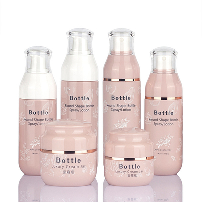 100g Roze Cosmetische Toner Fles Lotion Plastic Serum Container