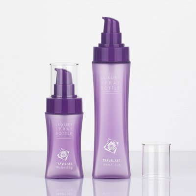 Draagbare PET Frosted Lotion Cosmetische Spray Fles Pakket 200ml