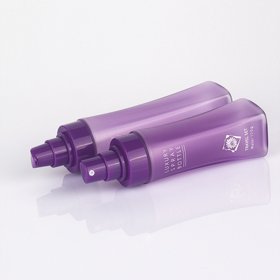 Matte Purple Clear Plastic Frosted om Kosmetische Lotionfles met Perspomp
