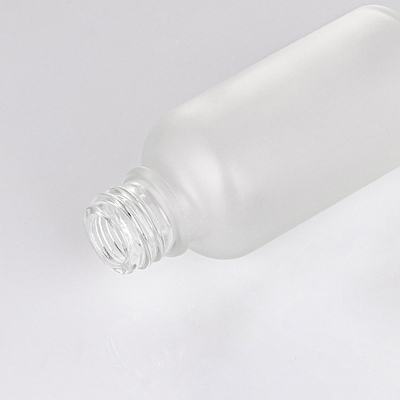 Matte White Glass Essential Oil-Druppelbuisjeflessen 30ml met Zilveren GLB