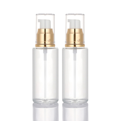 50ml lege Berijpte de Nevelfles van de Glaslotion met Pomp Kosmetische Verpakking