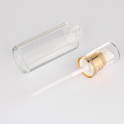 50ml lege Berijpte de Nevelfles van de Glaslotion met Pomp Kosmetische Verpakking