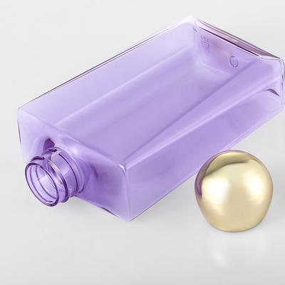 300 ml 500 ml kleurrijke schroefdop parfumfles met gouden dop