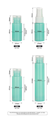 Draagbare de Reisflessen van de mistnevel Geplaatst HUISDIER Materiële 50ml-Capaciteit