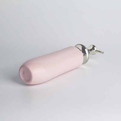 Past de Witte Roze Populaire Eenheid van het luxe300ml 500ml 700ml HUISDIER Logo Gold Pump Plastic Shampoo-Fles aan