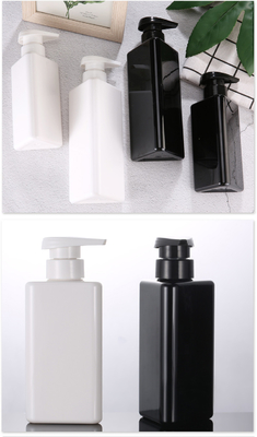 In het groot van de de Driehoeksvorm van 100ml 200ml 300ml van de het Huisdierenlotion Kringloop Plastic van de de Container Zwarte Pomp 500ml de Shampooflessen Zonder lucht
