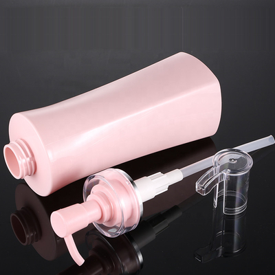 In het groot van de de Luxe Roze Vierkante Navulbare Douche van 350ml 500ml van de het Gel Lege Pomp van het de Flessenlichaam de Lotioncontainer Zonder lucht