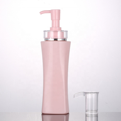 In het groot van de de Luxe Roze Vierkante Navulbare Douche van 350ml 500ml van de het Gel Lege Pomp van het de Flessenlichaam de Lotioncontainer Zonder lucht