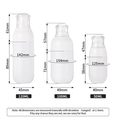 Witte 2 Oz ontruimen Plastic het HUISDIEREN Materiële Ronde Vorm van Nevelflessen voor Parfum