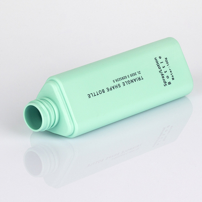 Unieke Driehoekige Kosmetische Nevelfles Matte Green Frosted Surface 50 Ml