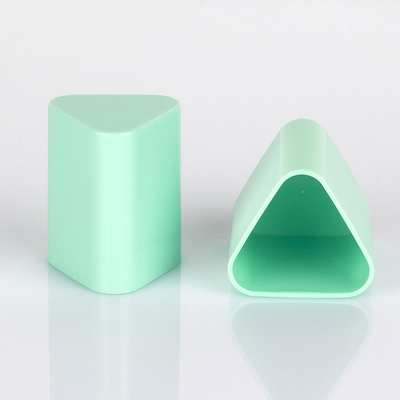 Unieke Driehoekige Kosmetische Nevelfles Matte Green Frosted Surface 50 Ml