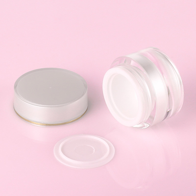 Plastic Kosmetische het Gezichtsroom die van 10g 20g 30g Roze Ronde Huisdieren Lege Kruiken verpakken