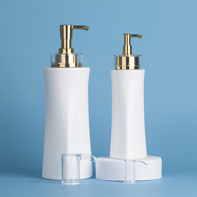 Lege 350ml 500 Ml-van de de Lotion Verpakkende Douche van het Luxelichaam van de het Gelcontainer Roze de Shampooflessen
