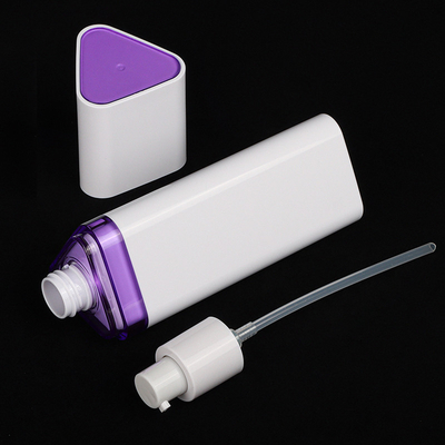 Hete het Stempelen Kosmetische Verpakkingsreeksen Driehoekige Violet Serum