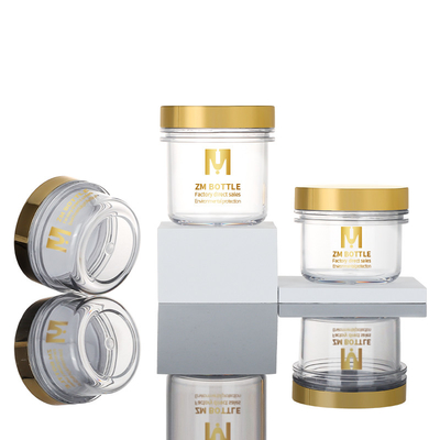 De Zorgcontainers 100ml, 65mm Kruiken van de luxe Lege Huid voor Schoonheidsmiddelenproducten