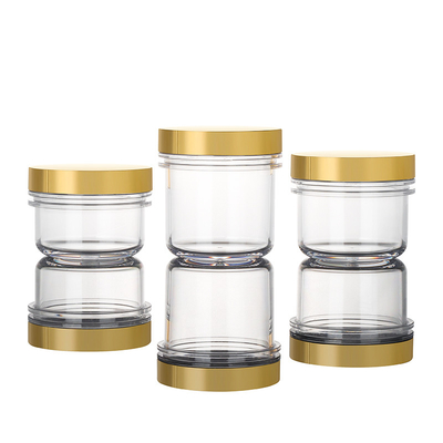 De Zorgcontainers 100ml, 65mm Kruiken van de luxe Lege Huid voor Schoonheidsmiddelenproducten