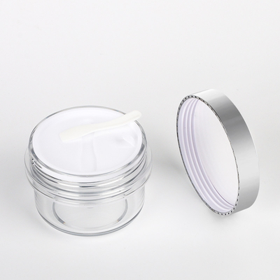 50ml lege Plastic Kruiken met Deksels, Transparante Plastic Schoonheidscontainers
