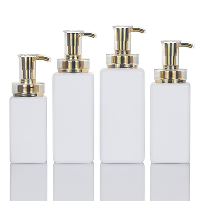 De biologisch afbreekbare Fles Zonder lucht van de de Luxe Kosmetische Lege Verpakkende Plastic Shampoo van 300ml 400ml 500ml Vierkante