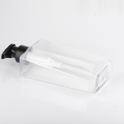 De gerecycleerde Duidelijke Normale Regelmatige Plastic Shampoo van 300ML 500ML en de Pompfles van het Veredelingsmiddellichaam