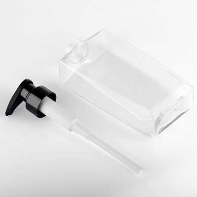 De gerecycleerde Duidelijke Normale Regelmatige Plastic Shampoo van 300ML 500ML en de Pompfles van het Veredelingsmiddellichaam